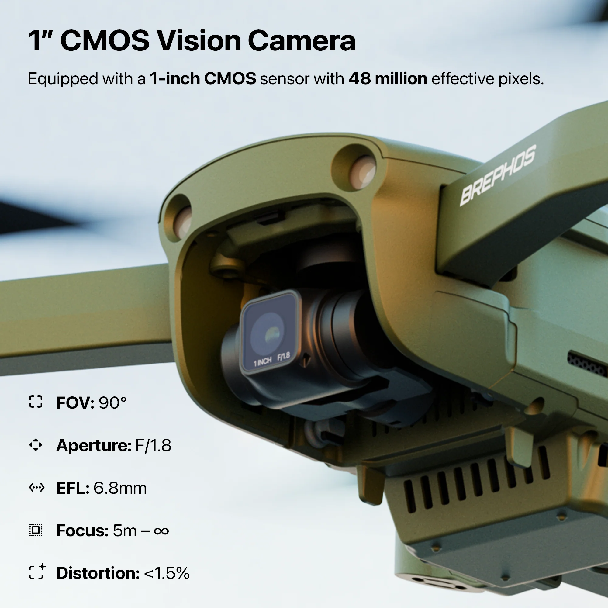 IZI Brephos Professional Drone with 4K60FPS, 1” CMOS 48MP Camera, 3-Axis Gimbal, Obstacle Avoidance, Lunavision, 24Km Range - Image 4