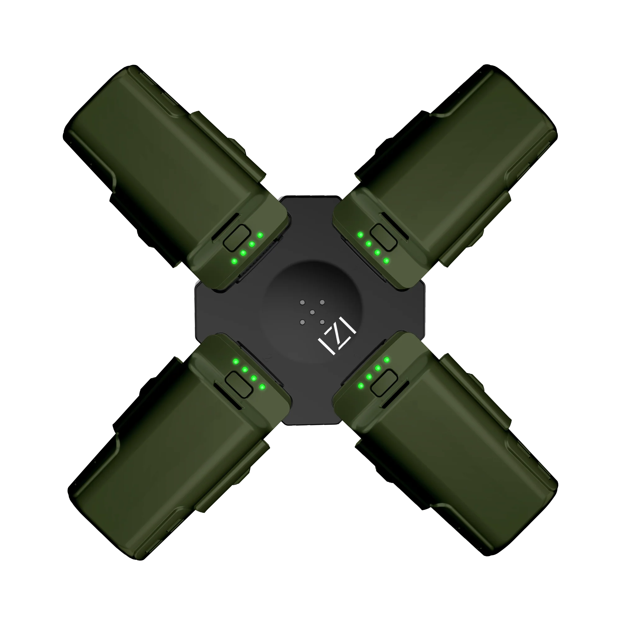 IZI Brephos Drone 4-Slot Battery Charger with Power Adapter - Image 3