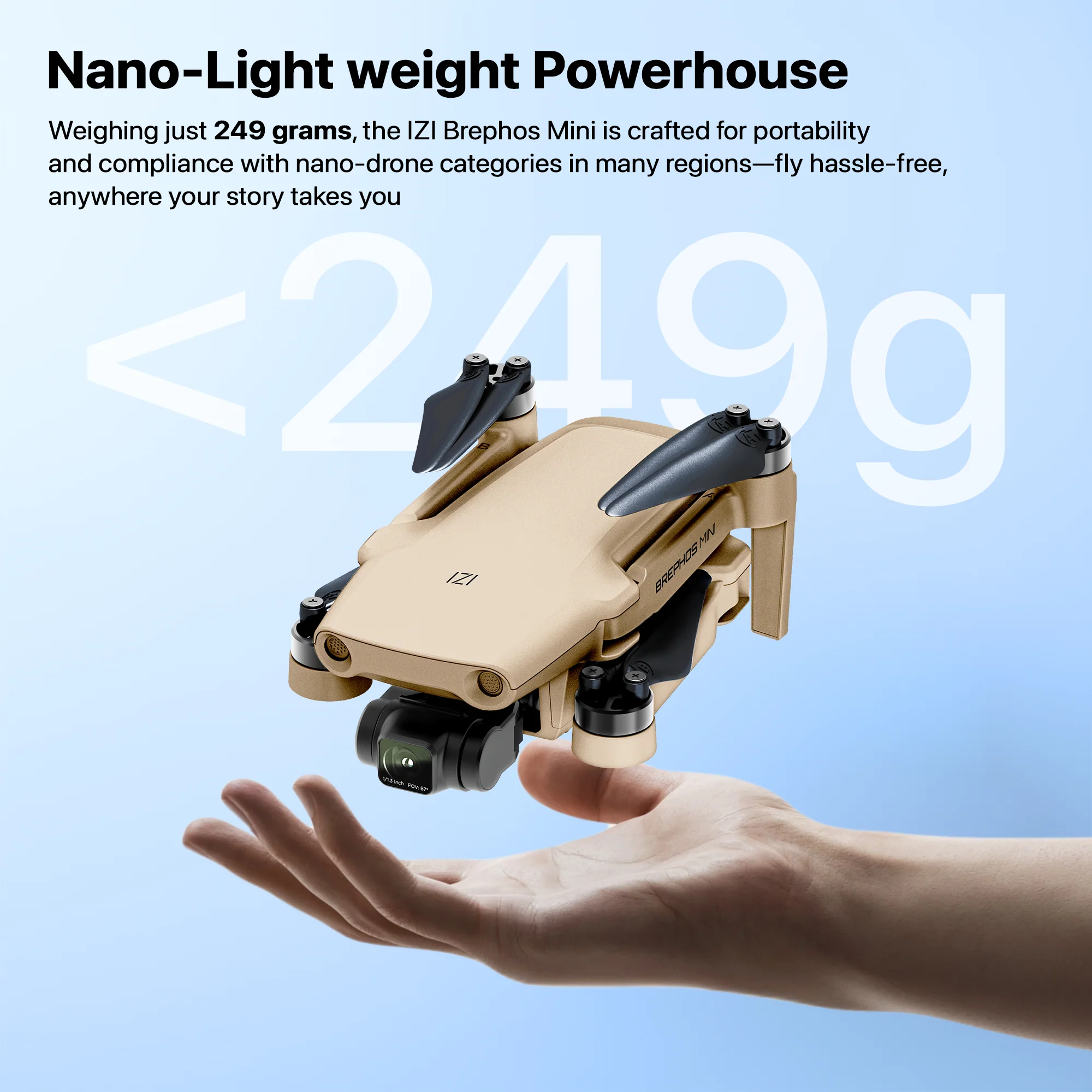 IZI Brephos Fly More Combo Mini Drone with Camera, 4K 48MP UHD Imaging, Noctura Vision, 3-Axis Gimbal, Obstacle Sensing, 20km Range - Image 6