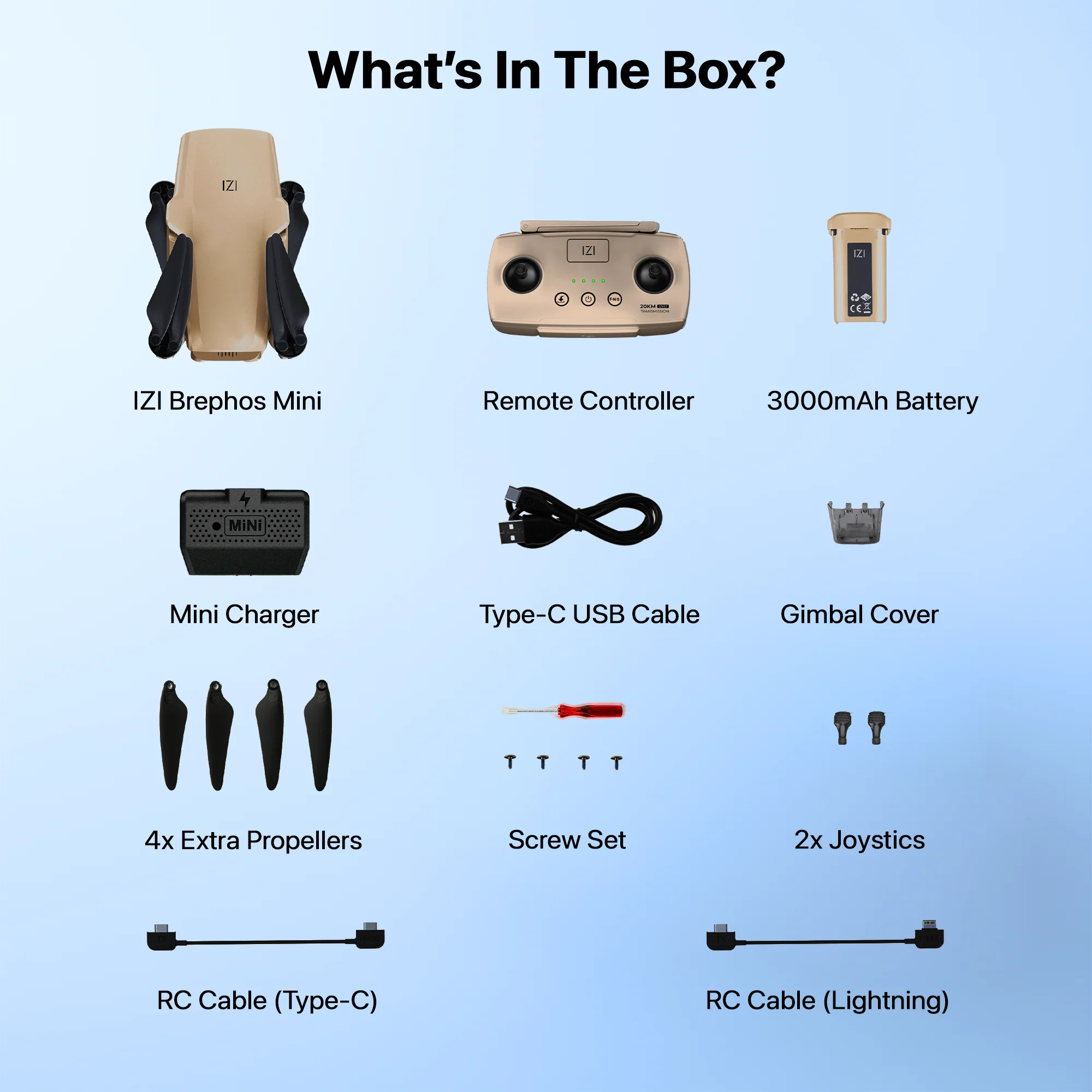 IZI Brephos Mini Drone With 4K Camera, 48MP Imaging, Starlight Vision, 3-Axis Stabilizer, 3000mAh Long Flight, <249g Featherweight, 20km Range - Image 4