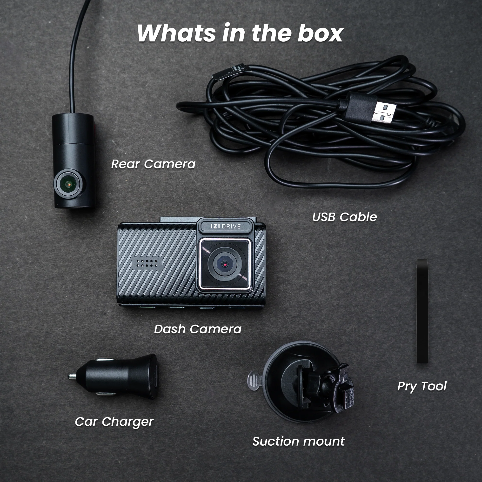 IZI DRIVE Plus 4K Dash Camera - Dual Channel, GPS, Night Vision - Image 13