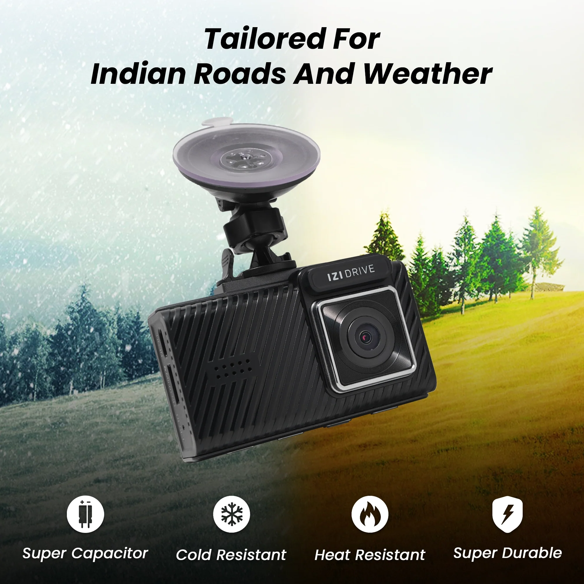 IZI DRIVE Plus 4K Dash Camera - Dual Channel, GPS, Night Vision - Image 6