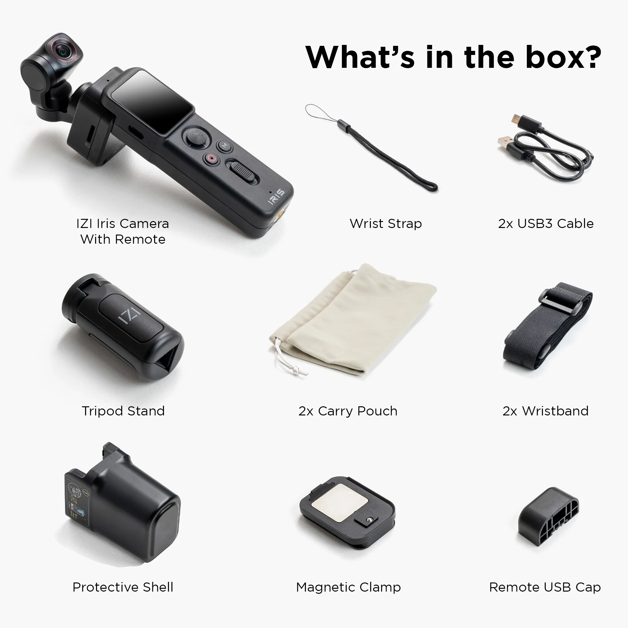 IZI IRIS Pocket Gimbal Camera with 4K 60FPS 1/1.3" CMOS Sensor, Detachable 3-Axis Stabilizer, AI Tracking & 160 Min Battery - Image 12