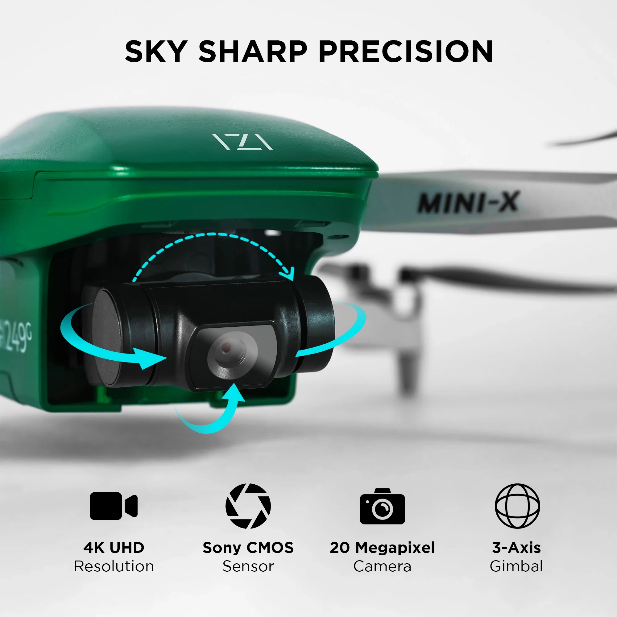 IZI Mini X Nano 4K Camera Drone - UHD 20MP , GPS, 31-min Flight - Image 4