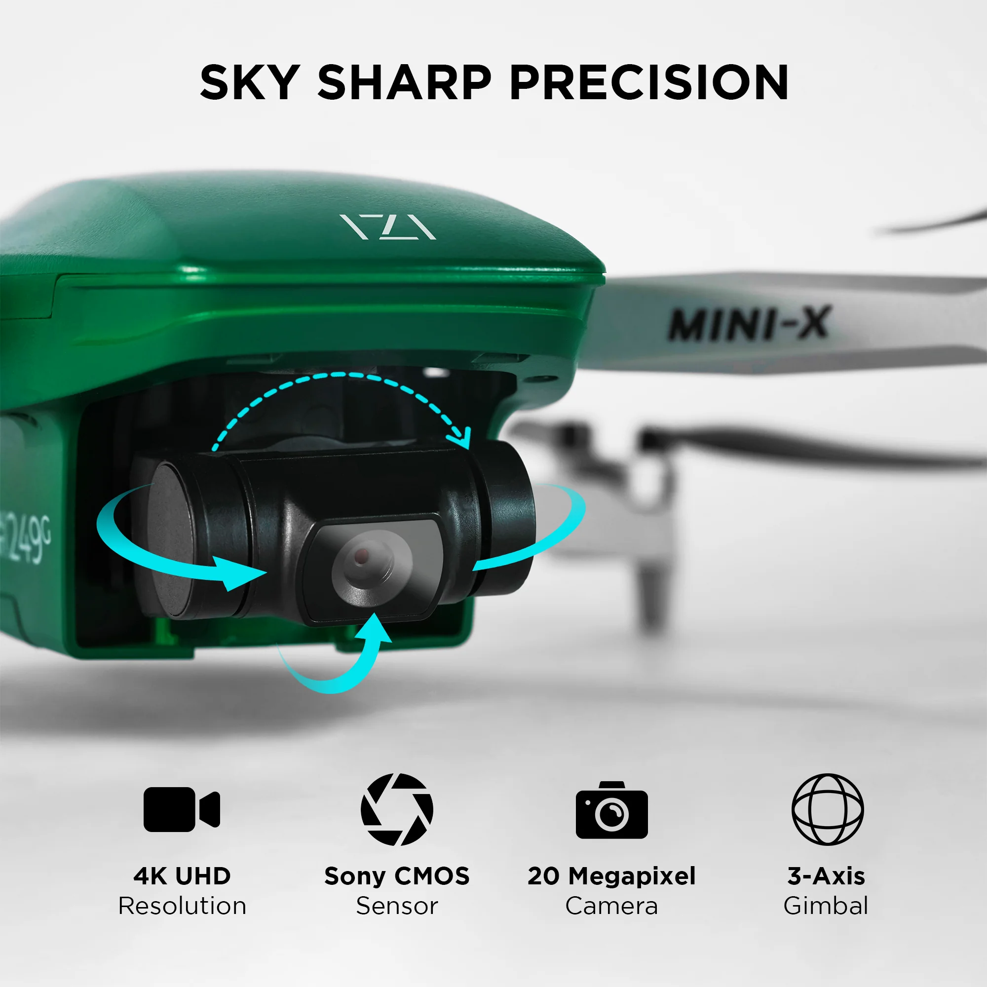 IZI Mini X Nano Fly More 4K Combo Drone - UHD 20MP, 93-min Flight, GPS - Image 4