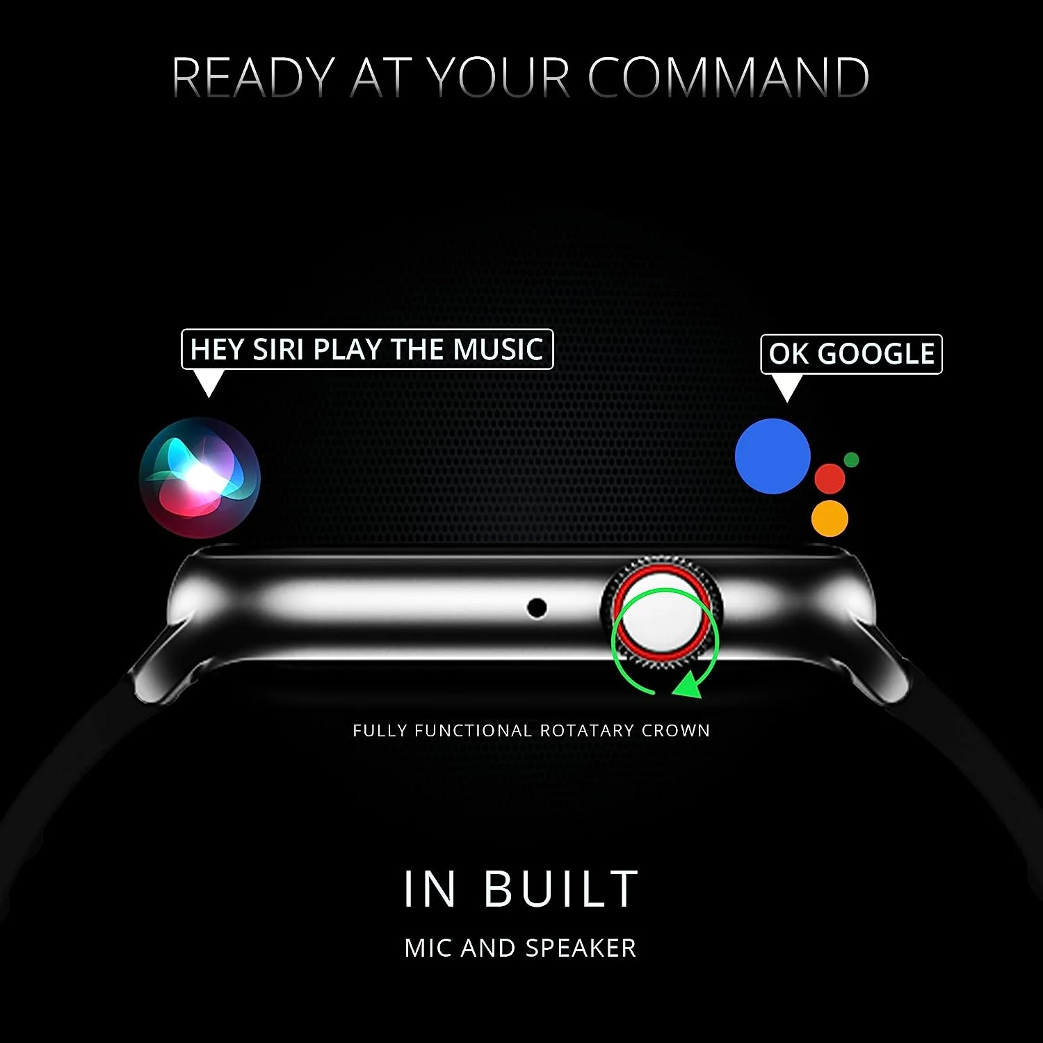 IZI Newly Launched Prime+ Smart Watch, 1.78" AMOLED Display, BT Calling, DIY Watch Face Studio, AI Voice Assistant, Inbuilt Games, Sports Mode, 60hz Refresh Rate, Rotating Crown, 7 Days Battery - Image 9