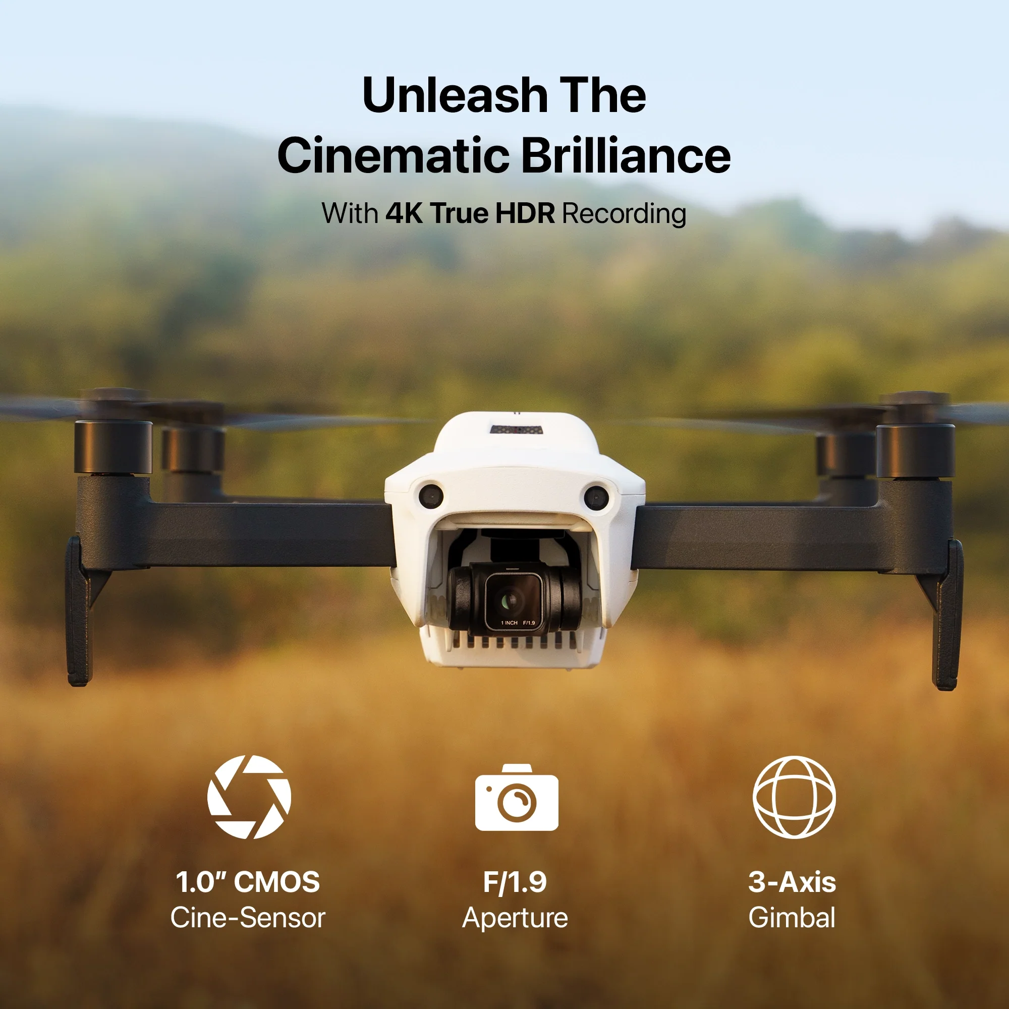 IZI Spectra Combo, 4K HDR Drone, Night Vision, 1-Inch CMOS, 102 Min Flight, 22KM Range, Omni Obstacle Sensor,1 key RTH - Image 4