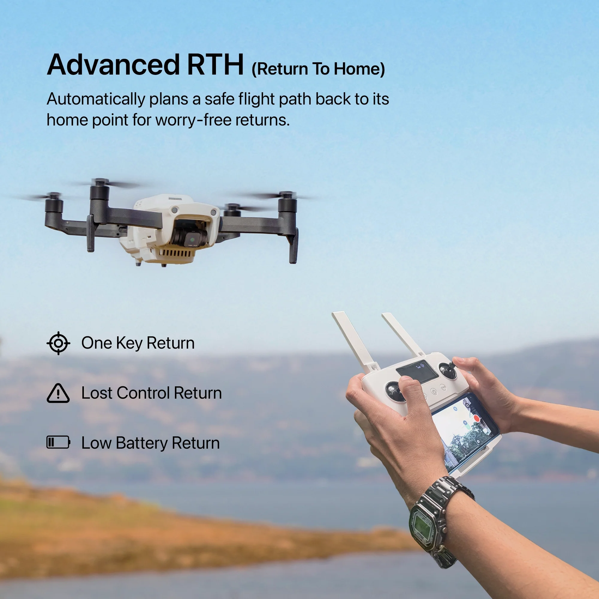 IZI Spectra Combo, 4K HDR Drone, Night Vision, 1-Inch CMOS, 102 Min Flight, 22KM Range, Omni Obstacle Sensor,1 key RTH - Image 8