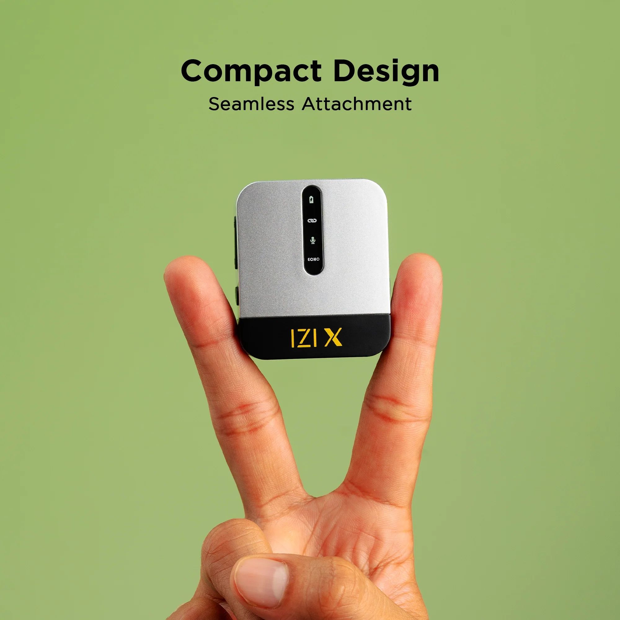 IZI X Dual Channel Wireless Microphone: 360° Omni, 120M Range, ANC, 15Hr Playback, Fast Charge - Image 6