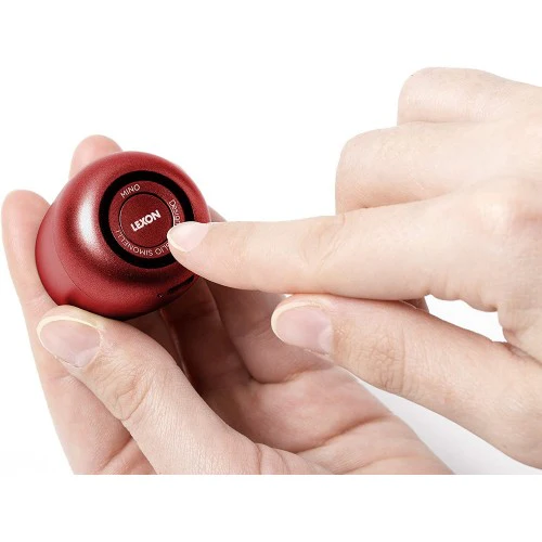 Lexon MINO+ 3W Mini Bluetooth Speaker, TWS & Selfie Remote (Dark Red) - Image 5
